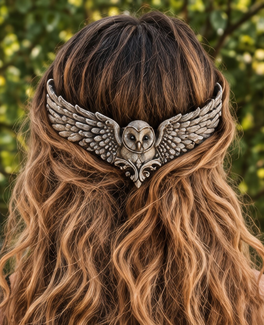 Barn Owl Back Crown