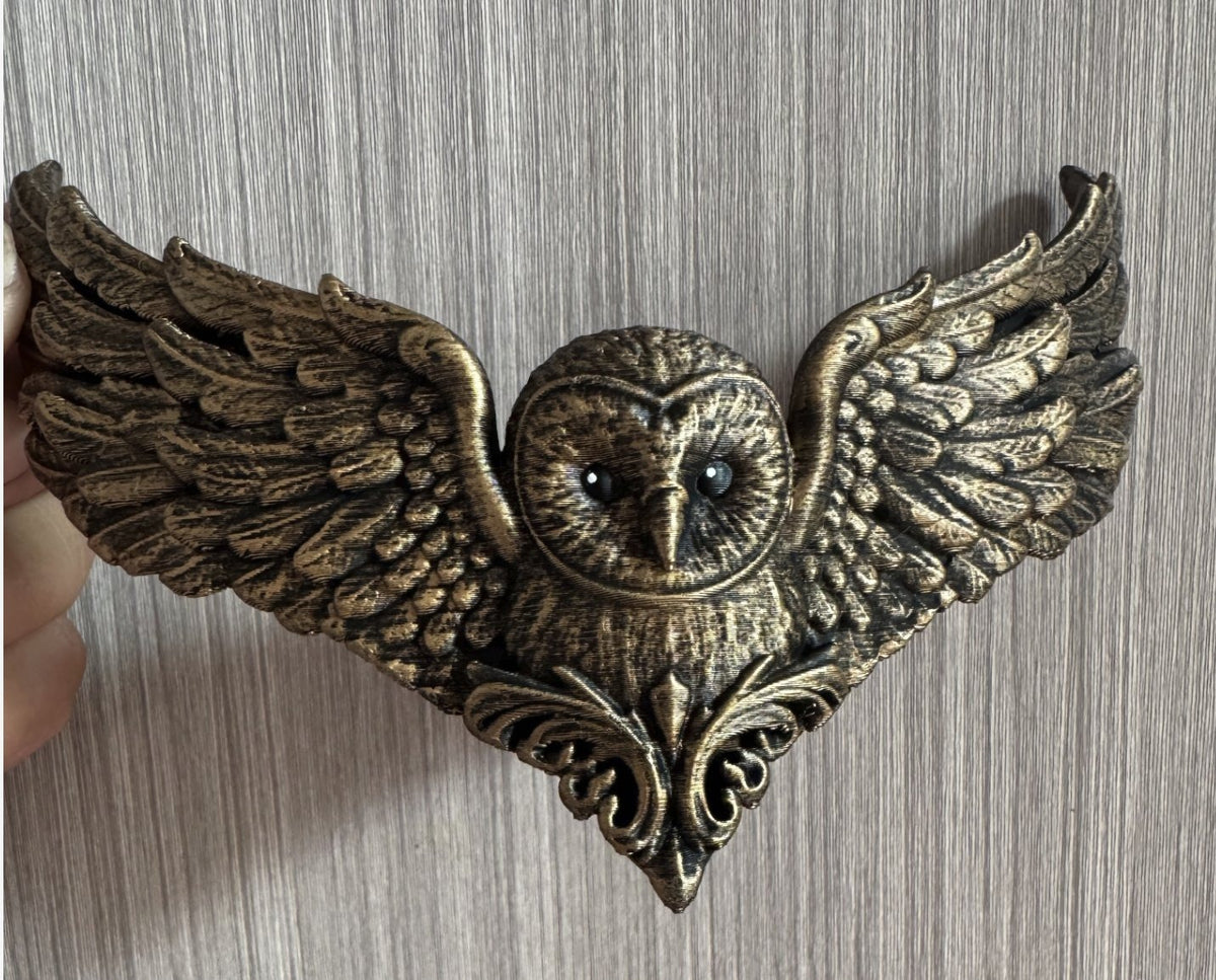 Our painted Golden sample, photographed as is